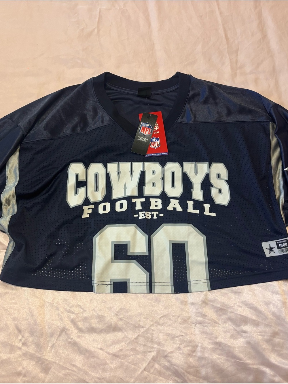 NFL Team Cowboys Football Jersey Tee - Navy